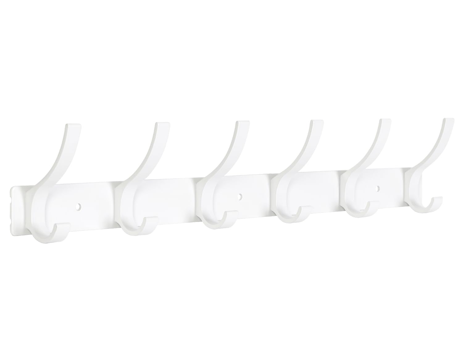 Optish Coat Rack Wall Mount, Wall Hooks for Hanging, Entry Coat Hooks Coat Hanger, Hat Rack Holder for Wall, Key Holder Purse Racks, Towel Rack for Bathrooms (2 Pack, Black)